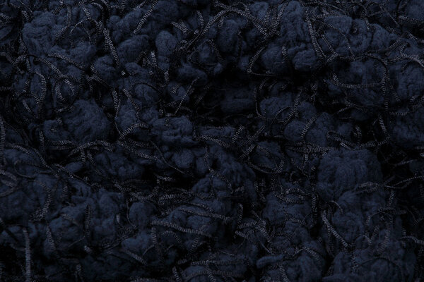 Fancy Bouclé Bleu Marine Fancy Bouclé Bleu Marine