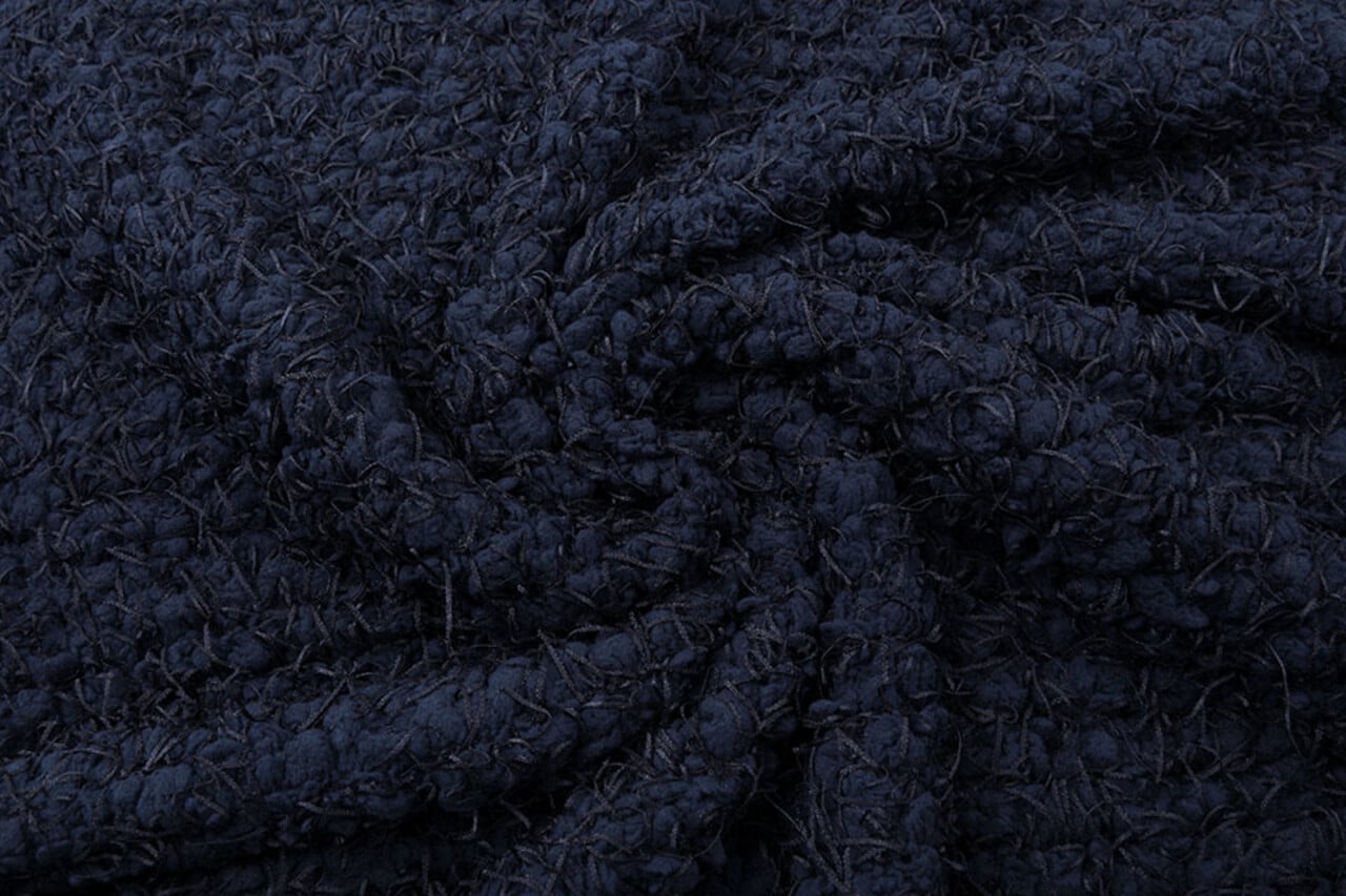 Fancy Bouclé Bleu Marine Fancy Bouclé Bleu Marine