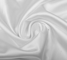Stretch Satin Silk White Stretch Satin Silk White