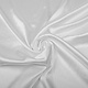 Stretch Satin Silk White