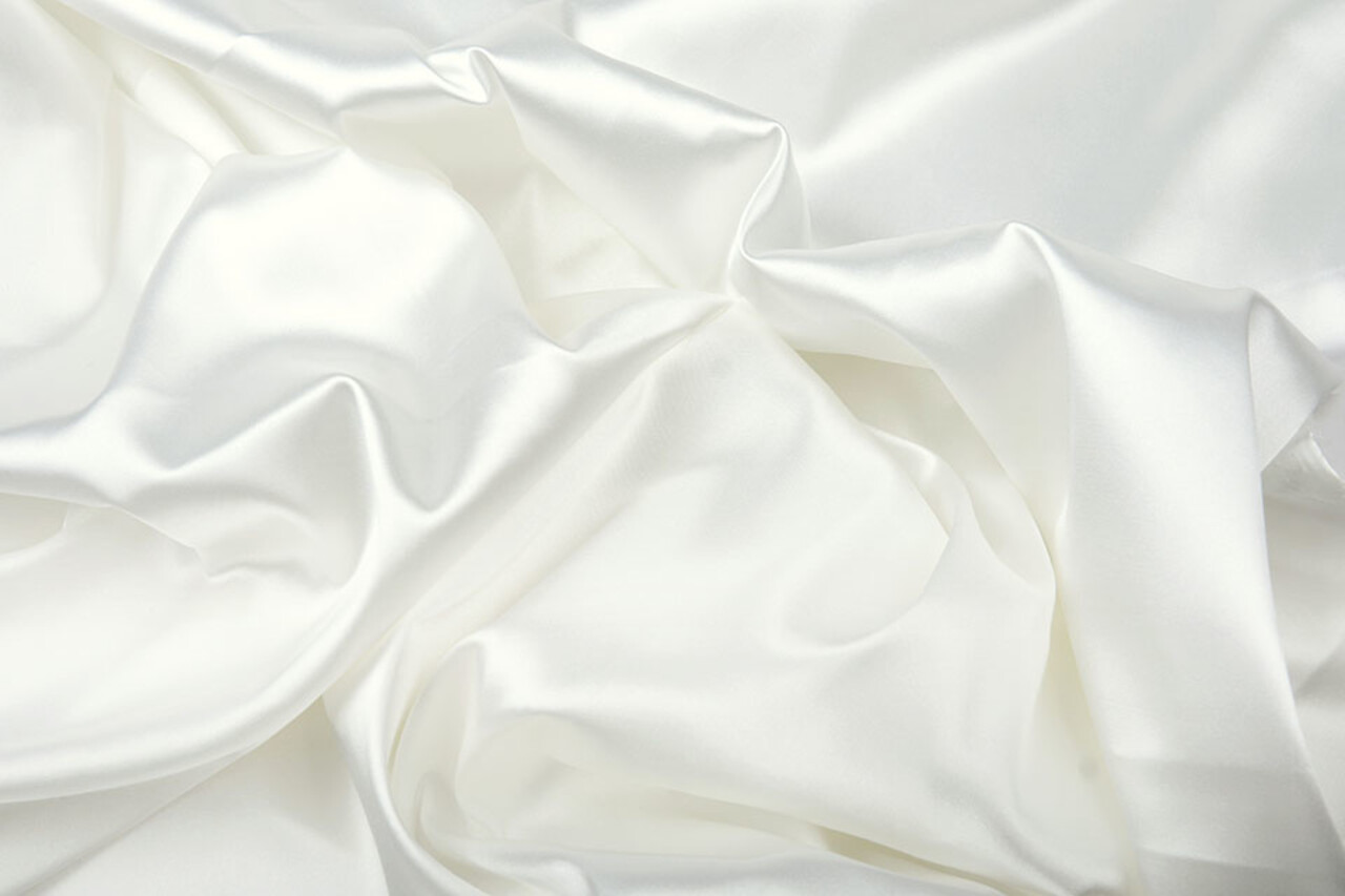 Stretch Satin Creme