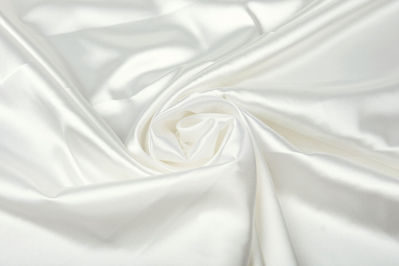 Stretch Satin Creme