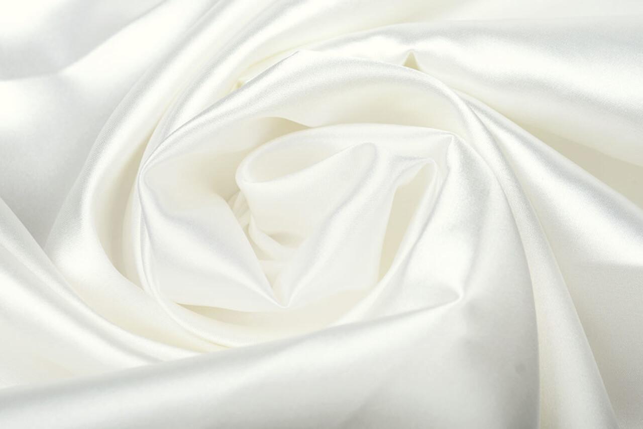 Stretch Satijn Creme Stretch Satijn Creme