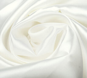 Stretch Satin Creme