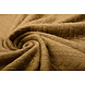 Knitted Cable Fabric Tricot Mocha Brown Knitted Cable Fabric Tricot Mocha Brown