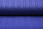 A Maglia Treccia Tessuto Maglia Blu Cobalto Mélange A Maglia Treccia Tessuto Maglia Blu Cobalto Mélange