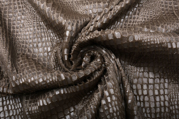 Fur Snake Foil Shiny Brown Fur Snake Foil Shiny Brown