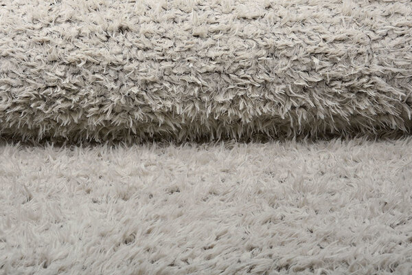 Lang Harige Bont Furpi-2-Tone Creme Bruin