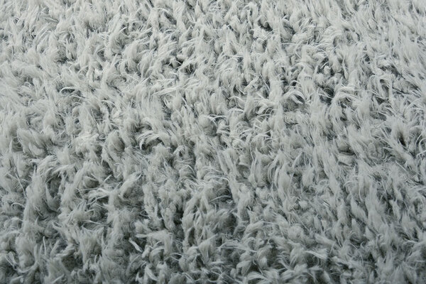 Lange Zottelplüsch Furpi-2-Tone  Grau