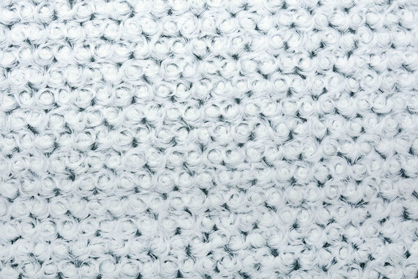 Kort Harige Bont Roses-2-Tone Groen Wit