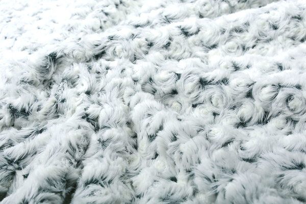 Short Hairy Fur Roses-2-Tone Green White Short Hairy Fur Roses-2-Tone Green White