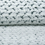 Kort Harige Bont Roses-2-Tone Groen Wit