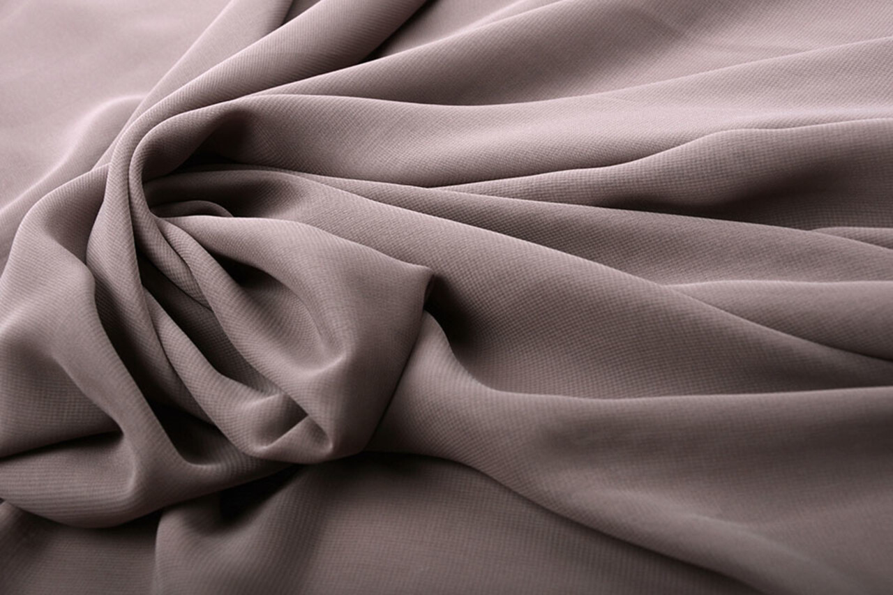Hi Multi Chiffon Licht Aubergine Mauve