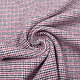 Woven Woolen Fabric Fine Checkered Red