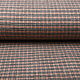 Woven Woolen Fabric Fine Checkered Orange