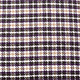 Woven Woolen Fabric Checkered Purple Dark Grey