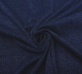 Lurex Tanz Marine Blau