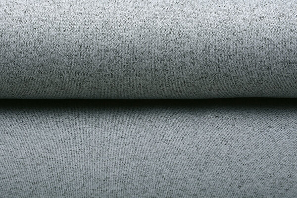 Gebreide Fleece 2-Tone Zilver Grijs