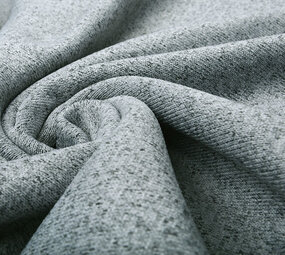 Gebreide Fleece 2-Tone Zilver Grijs Gebreide Fleece 2-Tone Zilver Grijs