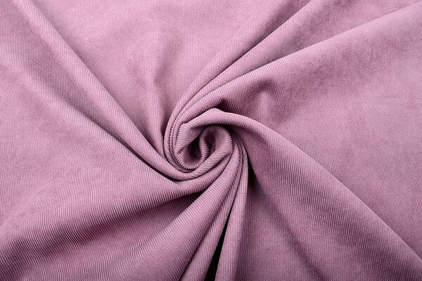 Velours Côtelé 16 Côtes Vieux Rose Foncé