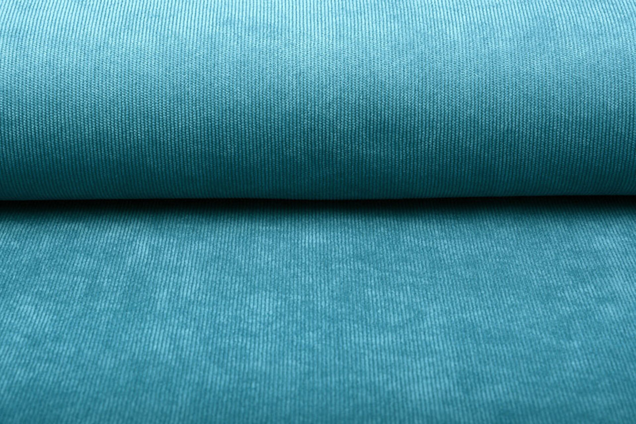 16 W Corduroy Licht Petrol