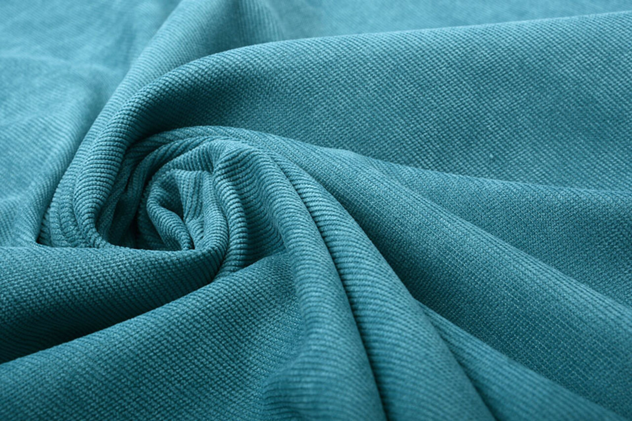 16 W Corduroy Licht Petrol
