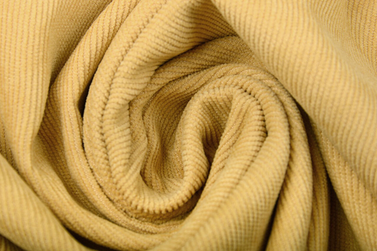 Velours Côtelé 16 Côtes Ocre Jaune Velours Côtelé 16 Côtes Ocre Jaune