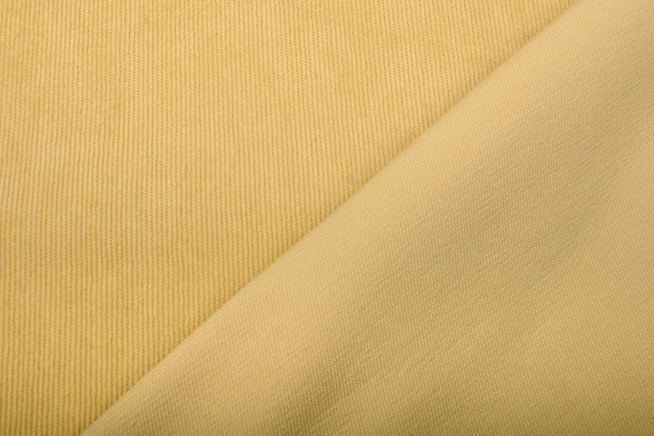 16 W Cordstoff Ockergelb 16 W Cordstoff Ockergelb