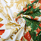 Christmas Fabric Music Green