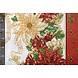 Tissu de Noël Musique Rouge