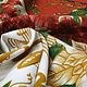 Christmas Fabric Music Red