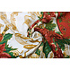 Tissu de Noël Musique Rouge