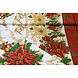 Tissu de Noël Musique Rouge