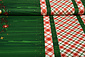 Tela Navideña a Cuadros Verde