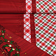 Christmas Fabric Checkered Red