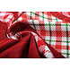 Tissu de Noël à Carreaux Rouge Tissu de Noël à Carreaux Rouge