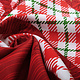 Christmas Fabric Checkered Red