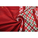 Tissu de Noël à Carreaux Rouge Tissu de Noël à Carreaux Rouge