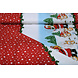Tessuto Natalizio Kerstman Dieren Rosso Tessuto Natalizio Kerstman Dieren Rosso