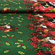 Christmas Fabric Christmas Bells Green