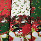 Christmas Fabric Christmas Bells Red