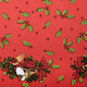 Christmas Fabric Christmas Bells Red