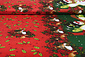 Tissu de Noël Clochettes de Noël Rouge