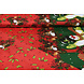 Tissu de Noël Clochettes de Noël Rouge Tissu de Noël Clochettes de Noël Rouge