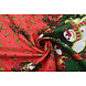 Tessuto Natalizio Kerstklokken Rosso