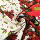 Christmas Fabric Christmas Bells Creme