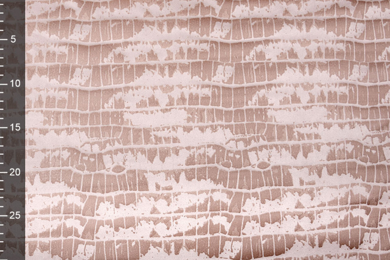 Alcantara, Suede, Suedine with Lacquer Crocodile Powder Pink