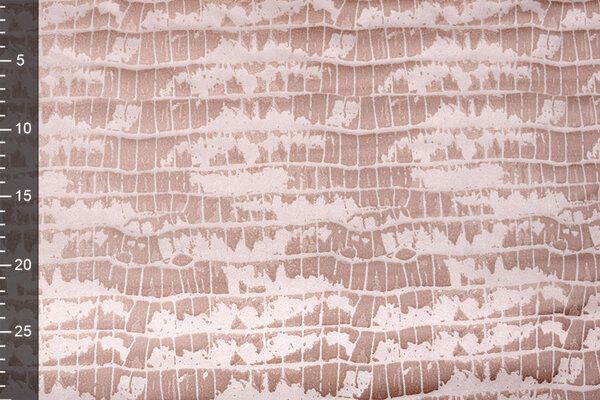 Alcantara, Suede, Suedine with Lacquer Crocodile Powder Pink