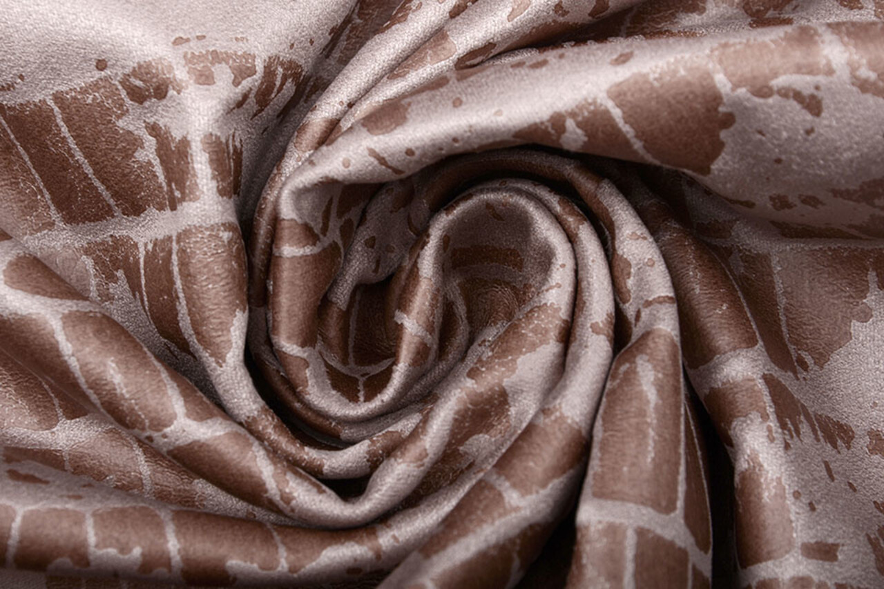 Alcantara, Suede, Suedine with Lacquer Crocodile Powder Pink