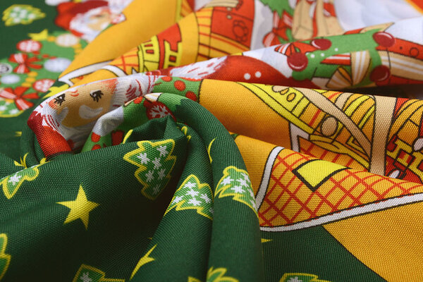 Tissu de Noël Kerstboompjes Vert Tissu de Noël Kerstboompjes Vert